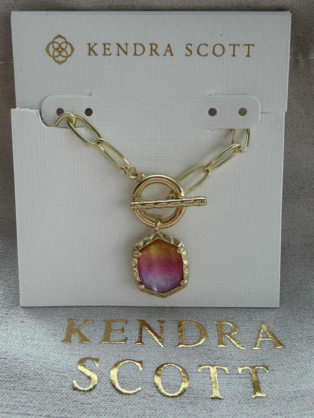 Kendra Scott Red Pendant Necklace